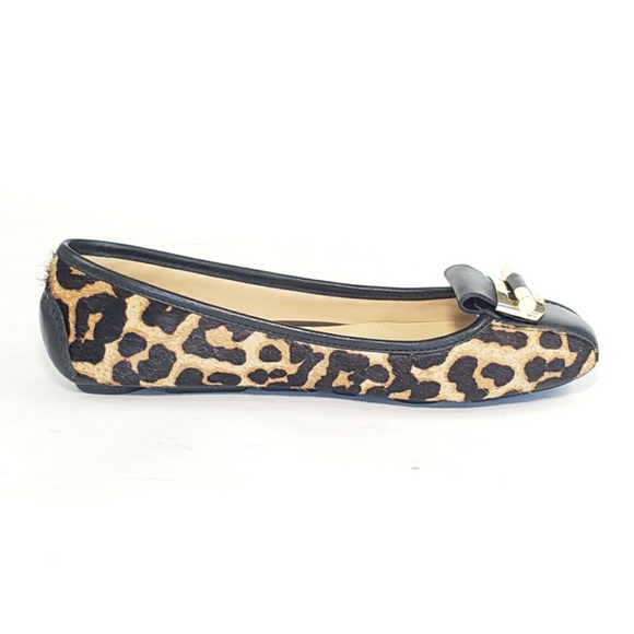 Michael Kors Driving Loafer Flats Leopard Print - Picture 7 of 9